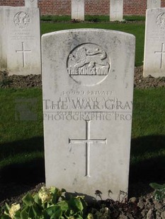RUE-PETILLON MILITARY CEMETERY, FLEURBAIX - ROWLAND, J W