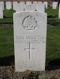 RUE-PETILLON MILITARY CEMETERY, FLEURBAIX - SHANNON, WILLIAM CECIL