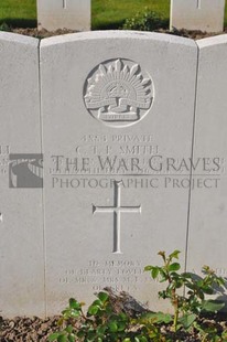 RUE-PETILLON MILITARY CEMETERY, FLEURBAIX - SMITH, CHARLES THOMAS PICKERING