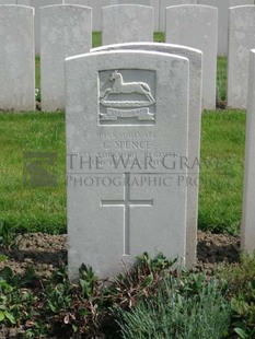 RUE-PETILLON MILITARY CEMETERY, FLEURBAIX - SPENCE, G