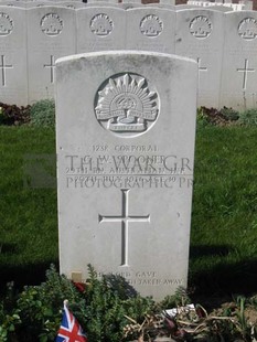 RUE-PETILLON MILITARY CEMETERY, FLEURBAIX - SPOONER, GEORGE WILLIAM
