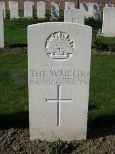 RUE-PETILLON MILITARY CEMETERY, FLEURBAIX - STUART, WILLIAM ALEXANDER
