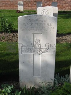 RUE-PETILLON MILITARY CEMETERY, FLEURBAIX - TURNBULL, FREDERICK MATTHEW GEORGE