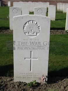 RUE-PETILLON MILITARY CEMETERY, FLEURBAIX - VENUS, HEDLEY GORDON