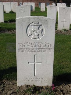 RUE-PETILLON MILITARY CEMETERY, FLEURBAIX - WADSWORTH, VERNON CYRIL