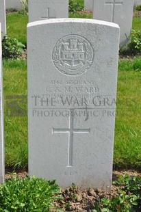 RUE-PETILLON MILITARY CEMETERY, FLEURBAIX - WARD, CYRIL ARTHUR MORRIS