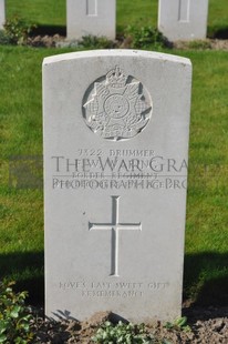 RUE-PETILLON MILITARY CEMETERY, FLEURBAIX - WARING, FREDERICK WILLIAM