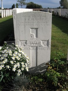 RUE-PETILLON MILITARY CEMETERY, FLEURBAIX - WEBB, EDWARD CHARLES HARRY