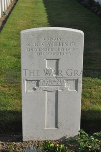 RUE-PETILLON MILITARY CEMETERY, FLEURBAIX - WELLESLEY, CYRIL GERALD VALERIAN