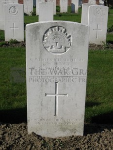 RUE-PETILLON MILITARY CEMETERY, FLEURBAIX - WHITMORE, GEORGE