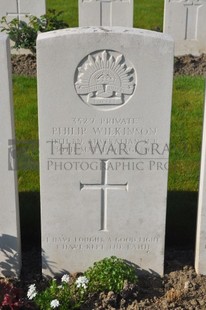 RUE-PETILLON MILITARY CEMETERY, FLEURBAIX - WILKINSON, PHILIP