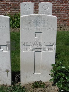 RUE-PETILLON MILITARY CEMETERY, FLEURBAIX - WILLIAMS, DANIEL