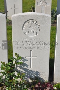 RUE-PETILLON MILITARY CEMETERY, FLEURBAIX - WRIGHTSON, ROY JAMES