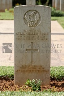 BEIRUT WAR CEMETERY - FROST, CYRIL CHARLES