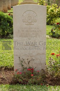 BEIRUT WAR CEMETERY - McQUILLAN, FRANCIS WILLIAM