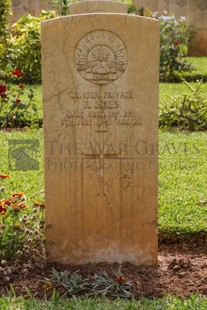 BEIRUT WAR CEMETERY - SIKES, ROBERT