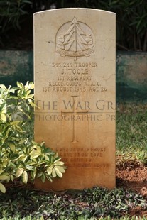 BEIRUT WAR CEMETERY - TOOLE, JAMES