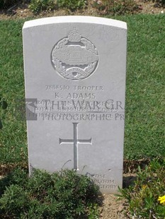 ANCONA WAR CEMETERY - ADAMS, KENNETH