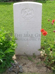 ANCONA WAR CEMETERY - ADAMS, REGINALD LEONARD
