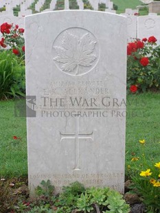 ANCONA WAR CEMETERY - ALEXANDER, EUSTACE K.