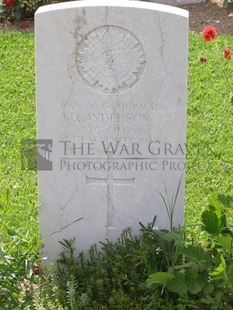 ANCONA WAR CEMETERY - ANDERSON, DONALD