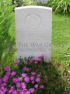 ANCONA WAR CEMETERY - COX, ALFRED