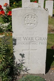 FORT PITT MILITARY CEMETERY - ARIES, JAMES JOHN