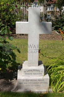 FORT PITT MILITARY CEMETERY - BADGER, FRANK
