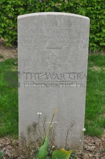 LE GRAND HASARD MILITARY CEMETERY, MORBECQUE - ANDREWS, ALBERT HENRY