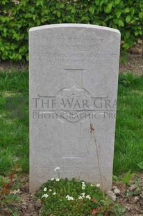 LE GRAND HASARD MILITARY CEMETERY, MORBECQUE - ANDREWS, H