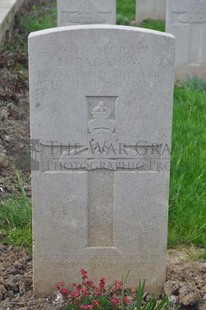 LE GRAND HASARD MILITARY CEMETERY, MORBECQUE - BAGSHAW, HERBERT