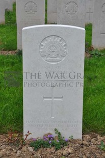 LE GRAND HASARD MILITARY CEMETERY, MORBECQUE - BRIGHT, ALFRED FRANCIS