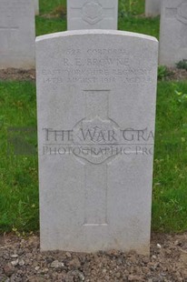 LE GRAND HASARD MILITARY CEMETERY, MORBECQUE - BROWNE, RALPH EDWIN