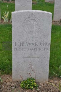 LE GRAND HASARD MILITARY CEMETERY, MORBECQUE - BRUMWELL, A C