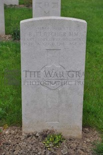 LE GRAND HASARD MILITARY CEMETERY, MORBECQUE - FLETCHER, BERNARD