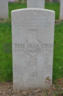 LE GRAND HASARD MILITARY CEMETERY, MORBECQUE - FRANKLAND, JOHN
