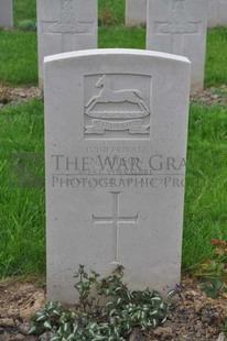 LE GRAND HASARD MILITARY CEMETERY, MORBECQUE - GIBSON, NORMAN