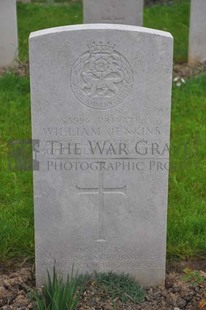 LE GRAND HASARD MILITARY CEMETERY, MORBECQUE - JENKINS, WILLIAM