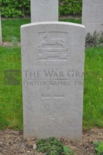 LE GRAND HASARD MILITARY CEMETERY, MORBECQUE - MIDGLEY, FRED