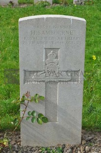 LE GRAND HASARD MILITARY CEMETERY, MORBECQUE - SAMBOURNE, H