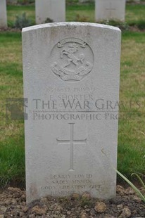 LE GRAND HASARD MILITARY CEMETERY, MORBECQUE - SHORTER, EDWARD