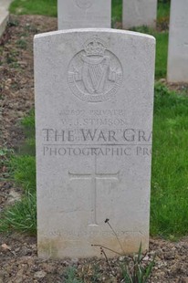 LE GRAND HASARD MILITARY CEMETERY, MORBECQUE - STIMSON, W J