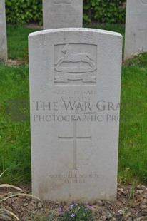 LE GRAND HASARD MILITARY CEMETERY, MORBECQUE - WADE, A