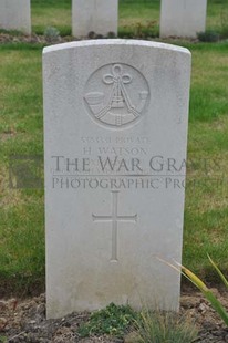 LE GRAND HASARD MILITARY CEMETERY, MORBECQUE - WATSON, HAROLD