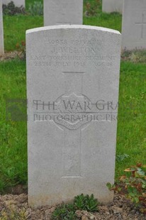 LE GRAND HASARD MILITARY CEMETERY, MORBECQUE - WELTON, J
