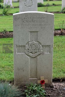 LA LAITERIE MILITARY CEMETERY - ANDERSON, A