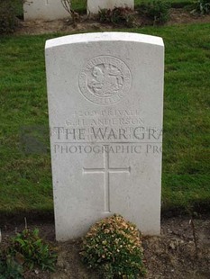 LA LAITERIE MILITARY CEMETERY - ANDERSON, GEORGE HENRY