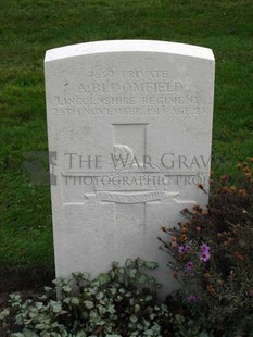 LA LAITERIE MILITARY CEMETERY - BLOOMFIELD, A