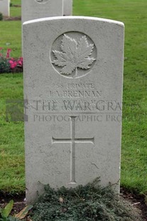 LA LAITERIE MILITARY CEMETERY - BRENNAN, J A