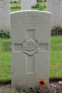 LA LAITERIE MILITARY CEMETERY - BRENNAN, MARK